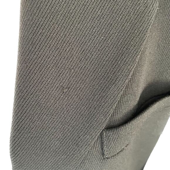 Vintage 90s AKA Eddie Bauer olive green 100% wool jersey knit jacket size 8 M - Picture 5 of 7